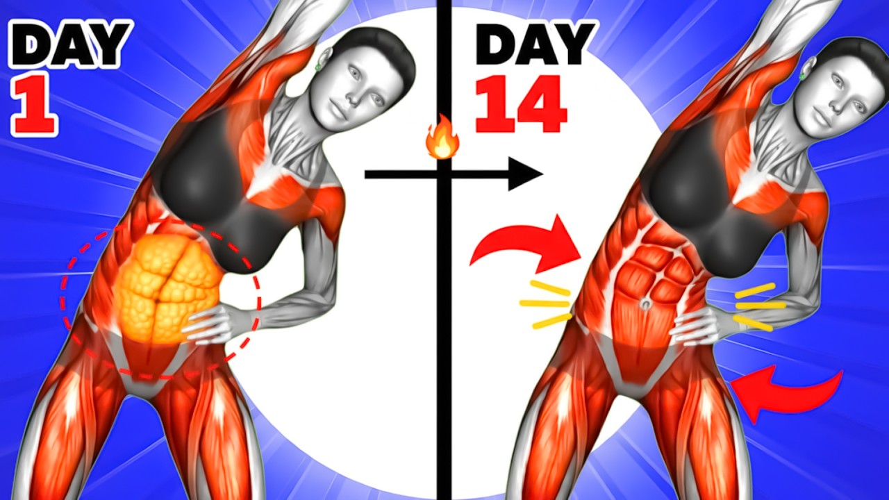 Burn Hanging Belly Fat FAST 🔥 30-Min Standing Core Workout No Jumping ...
