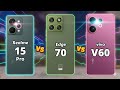 Realme 15 Pro vs Motorola Edge 70 vs vivo V60