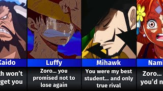 Everyone's Reaction If Zoro Dies - Saddest One Piece Moments