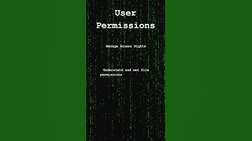 User Permissions 🔐 #techtips #itsolutions