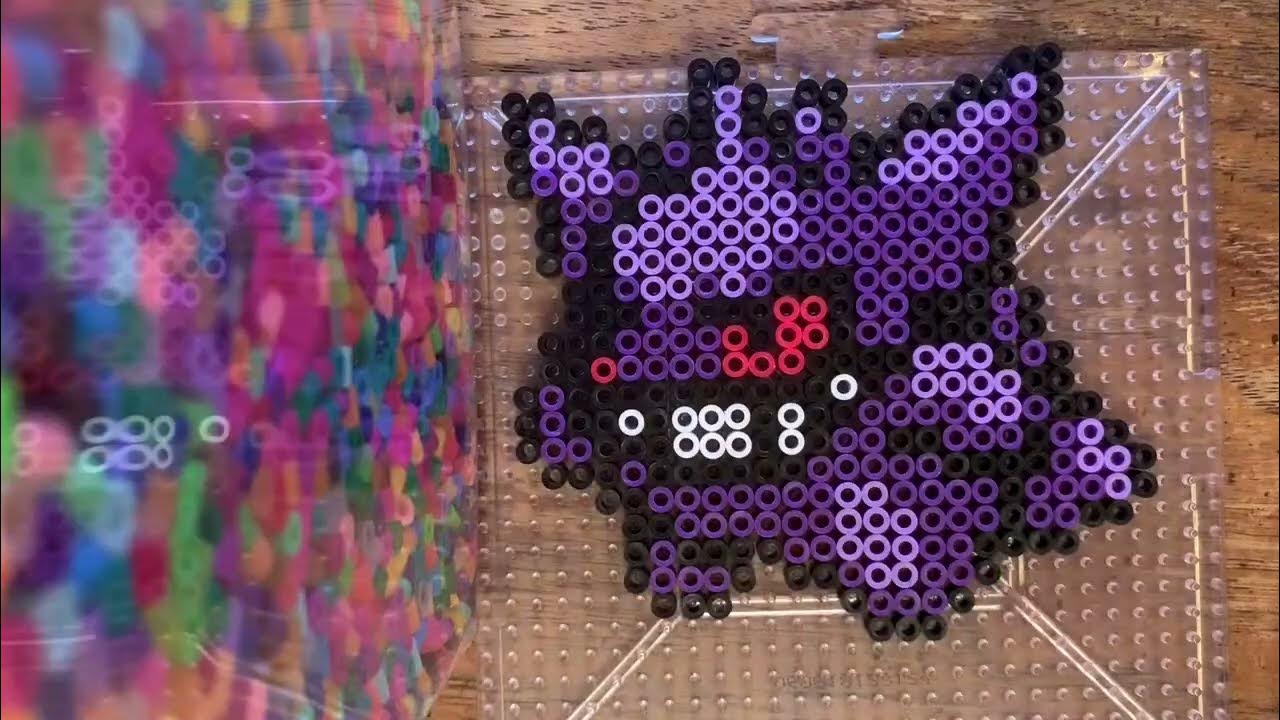 DIY Pokemon Perler Bead Crafting Ideas Gengar! YouTube
