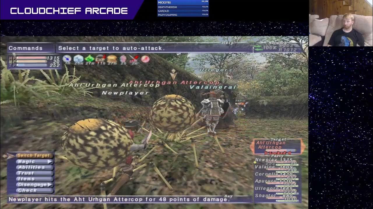 FFXI Livestream Replay Leveling THF and RUN as Newplayer YouTube