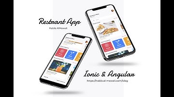 Restaurant Menu UI Application using ionic 5 and Angular Framework V9 - Free & Open Source.