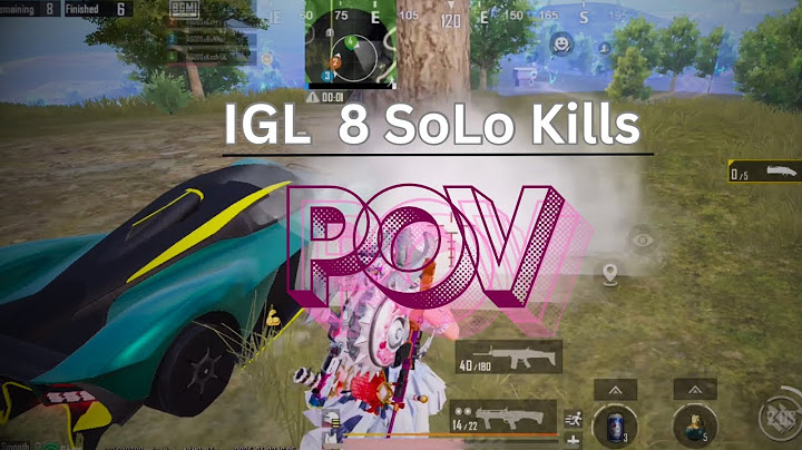 IGL POV | SOLO 8 KILLS 💀 || KOSH GAMING
