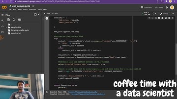 Coffee Time With A Data Scientist|Web scraping using Beautifulsoup|ep1