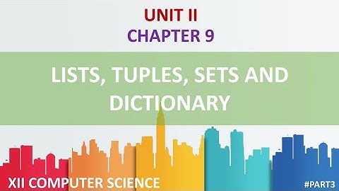 XII COMPUTER SCIENCE CHAPTER 9 #PART3