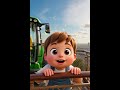 🚜 Théo et son Ami le Tracteur visitent Paris ! | Chanson française pour les petits