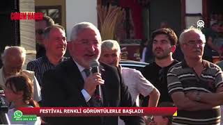 Çorum 38. Uluslararası Hitit Fuar Ve Festivali Renkli Görüntülerle Başladı
