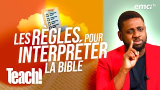 Quelles sont les règles pour interpréter la Bible ? - Teach! - Athoms Mbuma