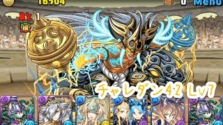 チャレダン42 Lv7 固定パーティ【パズドラ】