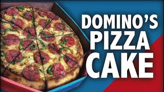 How to make a Pizza CAKE! Domino's Pizza