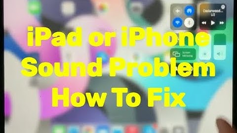 iPad And iPhone Sound Problem, How To Fix Sound Issue on iPad #apple #ipad #iphone #tipsandtricks