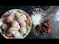 How to Raffaello Candy Raw Vegan Recipe Sweet Dessert Easy and Simple Ingredients