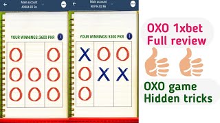 OXO 1XBET game winning review🤑best OXO game winning tricks screenshot 5