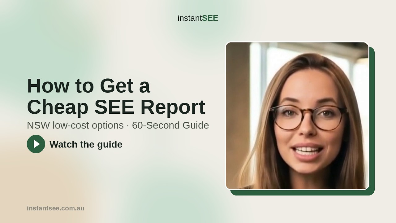 How to Get a Cheap SEE Report in NSW (2026)