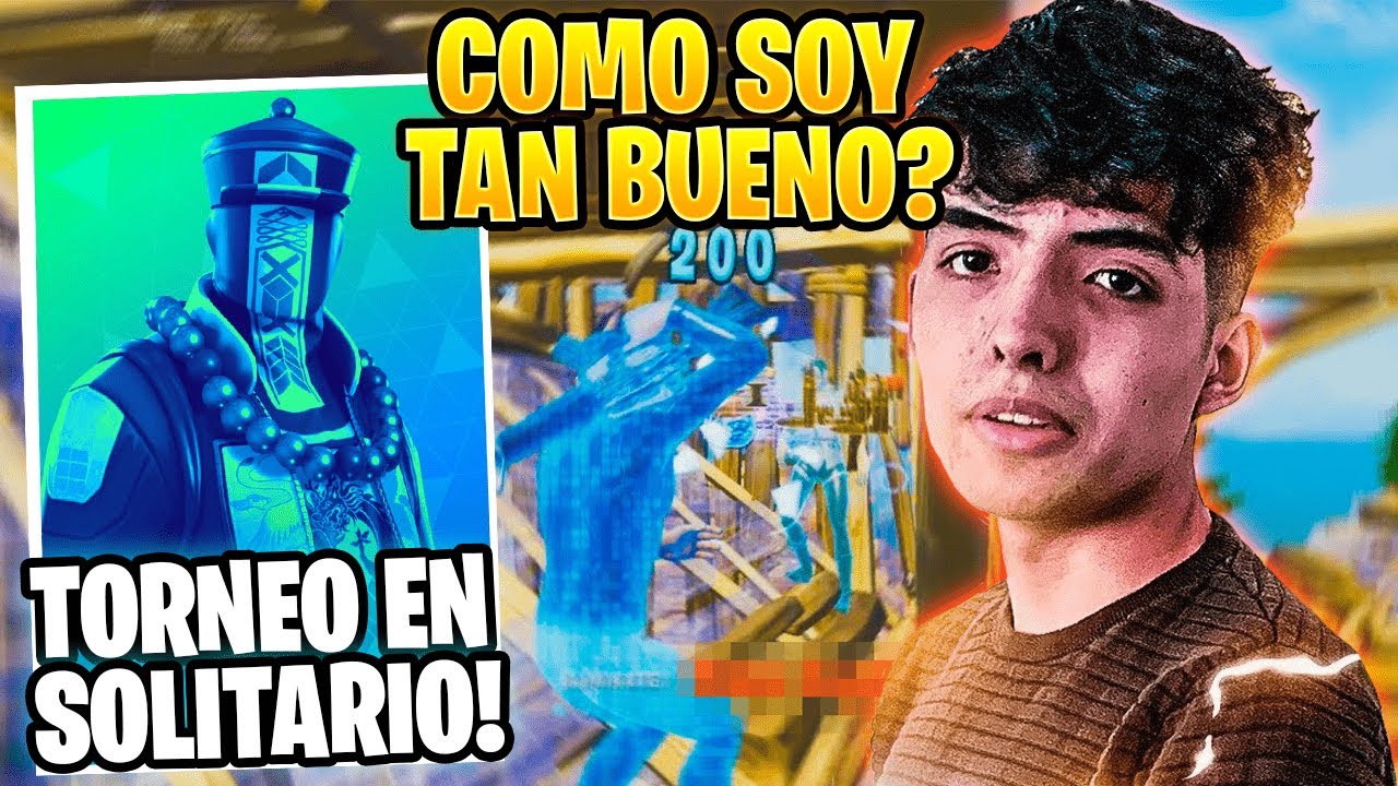 PGOD LA ROMPE 🔥 EN TORNEO DE SOLITARIO en FORTNITE 🔥 VA POR TODOS!