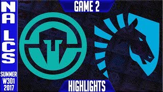 Immortals vs Team Liquid Highlights Game 2 | NA LCS week 3 Summer 2017 | IMT vs TL G2