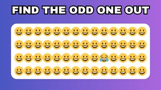 Can YOU Find the Odd Emoji🤔 | Find The Odd One Out