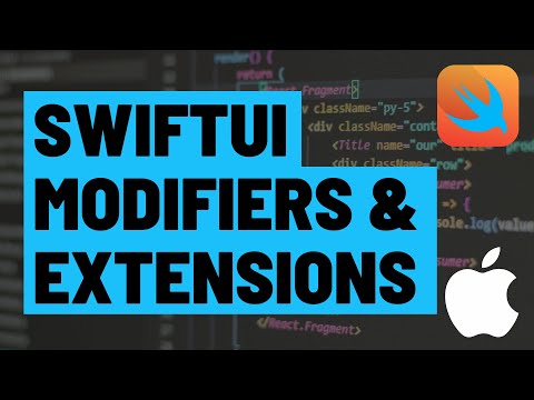 Create Reusable Styles with SwiftUI Custom Modifiers and View Extensions for iOS Apps