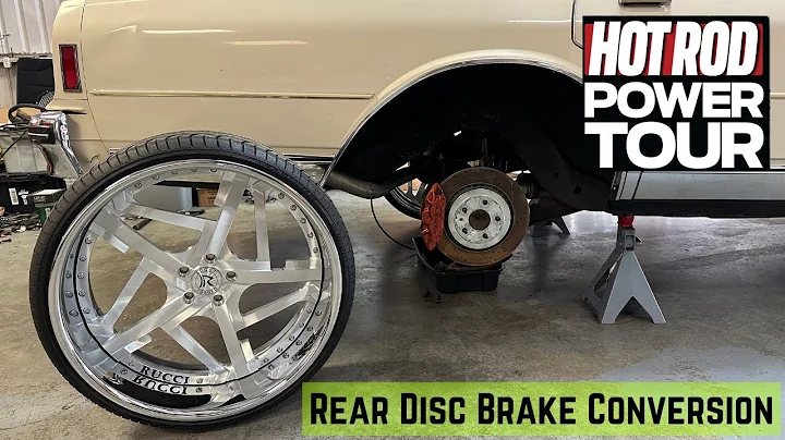 HotRod Power Tour Prep - Box Chevy Caprice GM 10 bolt Brembo Rear Disc Brake Conversion Simple Cheap