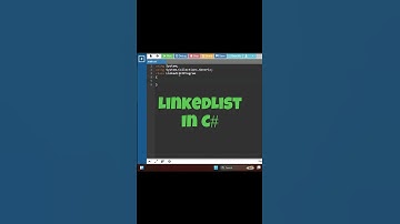 LinkedList In C# || #shorts || #viralvideo