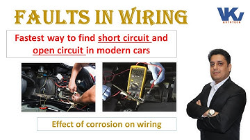 How to find a short circuit or open circuit in car wiring II Car wiring check