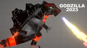 GODZILLA 2023 TUTORIAL IN MELON PLAYGROUND - PEOPLE PLAYGROUND - KSELEBOX