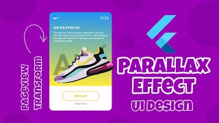 Flutter UI Design | Parallax Effect | Page view, Transform | Cool UI Design .