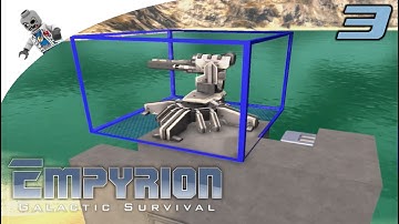 Empyrion - Galactic Survival: Alpha 3 - E3 - Building  Guns