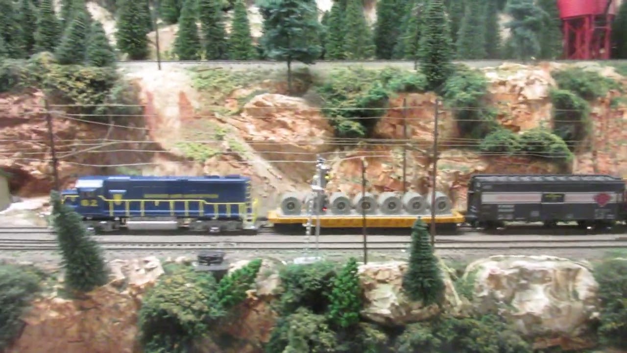 Great Northern Railway: Mark 'road testing' his BAR diesel at Marias pass