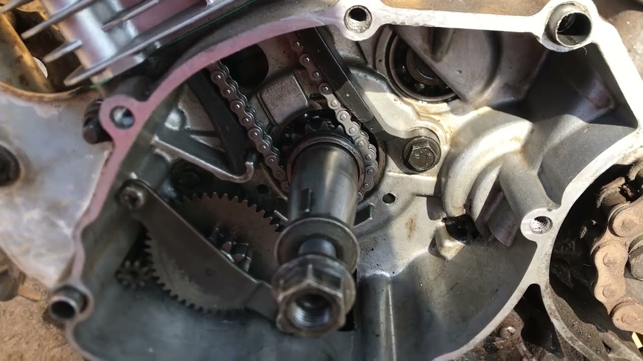 Como instalar a corrente de comando da xtz125 (parte 1)