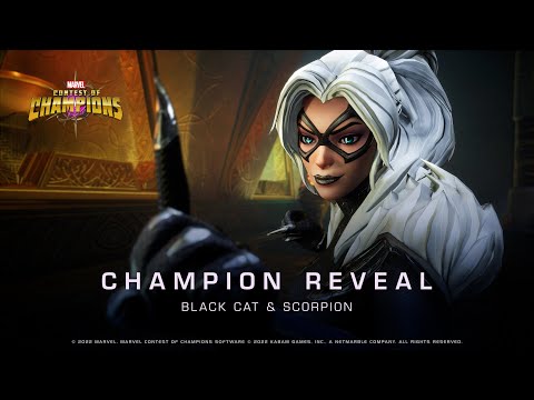 Black Cat &amp; Scorpion in Cat and Mouse | Marvel Contest of Champions