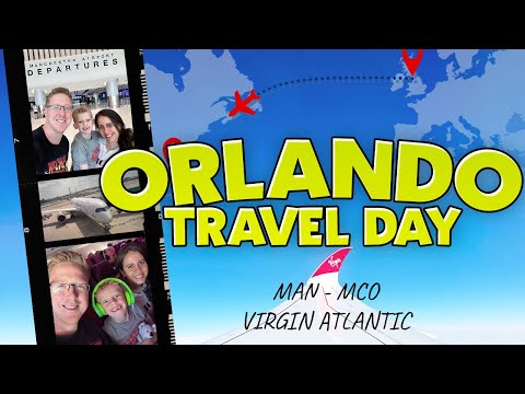 ORLANDO TRAVEL DAY VLOG | ✈️ MANCHESTER TO ORLANDO | VIRGIN ATLANTIC ECONOMY | AUG/SEPT 2023