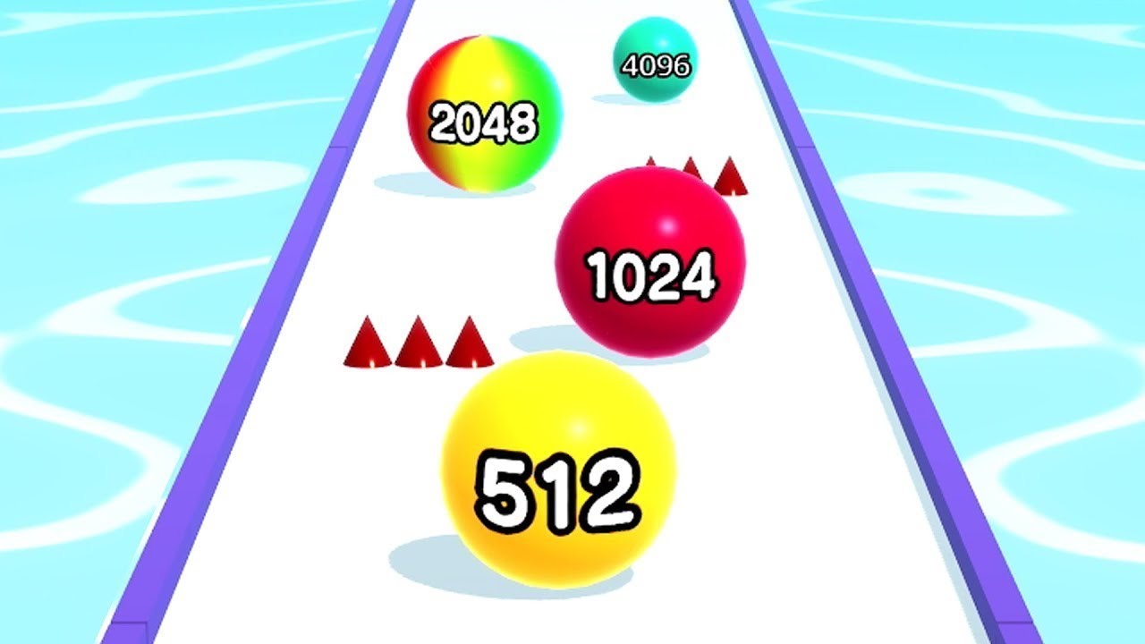 2048 Balls Infinity Number 1024m - All Levels (2941_2960) Gameplay ...