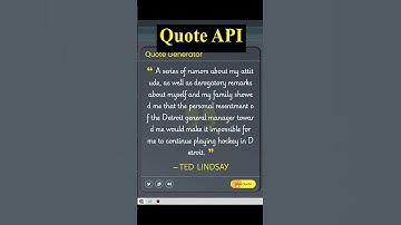 Quote Generate Randomly by fetching Quote API | HTML CSS & JavaScript