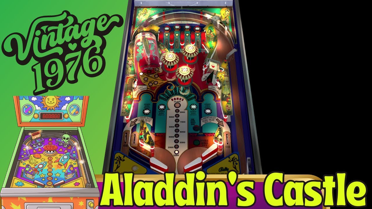 Aladdin's Castle (1976) | Bally's Vintage Electromechanical Pinball ...