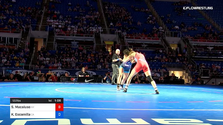 122 Lbs Final Sofia Macaluso New York Vs Kelly Esc...