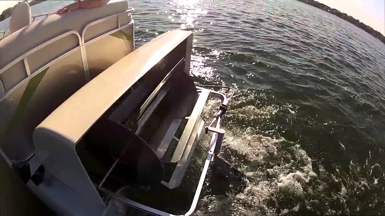 Ahlstrand Marine Paddle Qwest Pedal Pontoon Boat YouTube