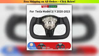 Customized New Yoke Steering Wheel For Tesla Model - Hidden Gem Product | Smart Choice | Smart