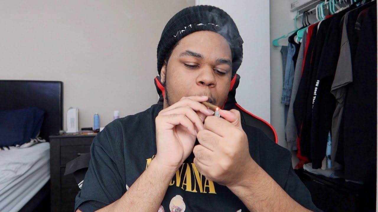 chill late night blunt session + stoner hotbox*