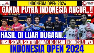 WOW MENGEJUTKAN..!! HASIL LENGKAP BABAK 16 BESAR INDONESIA OPEN HARI INI..!!