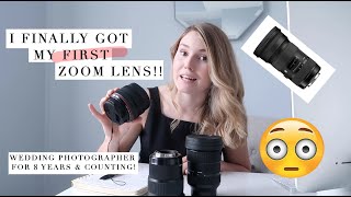 I FINALLY GOT MY FIRST ZOOM LENS | Sigma 24-70mm 2.8 DG DN for SONY | My Wedding Day Setup! by Katie Nicolle 7,932 views 4 years ago 11 minutes, 23 seconds