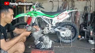 MODIF MESIN KLX PISTON 68MM FULL BRT DARI AWAL SAMPAI AKHIR PART 1