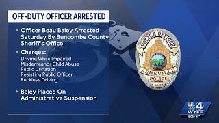 Asheville officer arrested on multiple charges, including child abuse