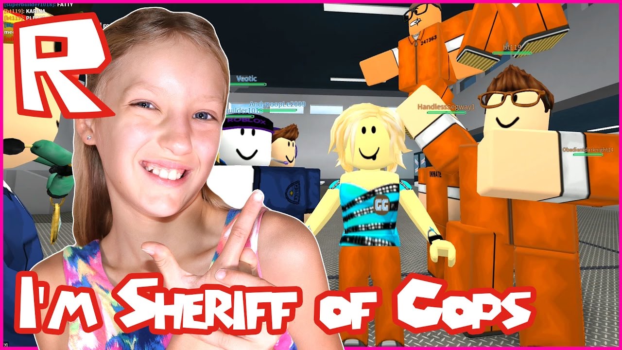 I M The Sheriff Of The Cops Roblox Prison Life Youtube - ronaldomg roblox prison life with karina