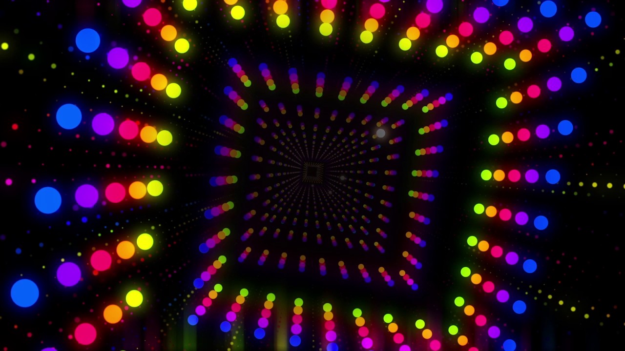 Colorful Tunnel Video Background - YouTube