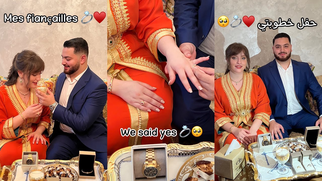 نهار حفل خطوبتي و تركاب لخواتم 😍💍♥️