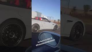 MacG was spotted by a chiller driving his Benz car at the highway