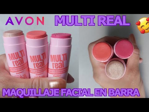 Avon Color Trend Multi Real - Maquillaje Facial en Barra - Pop Of Pink - Coral Crush
