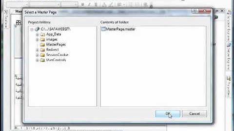 دورة asp.net || شرح Master Page , عرب كود